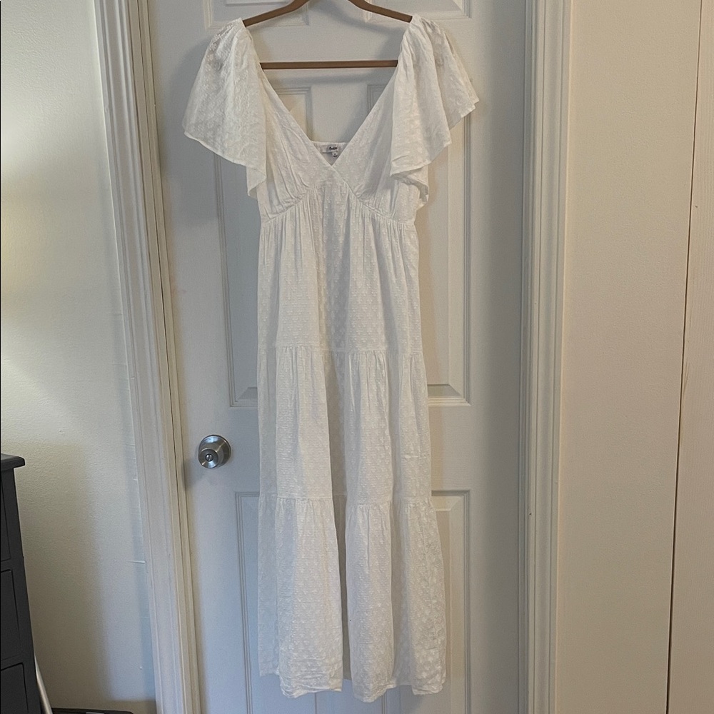 Madewell White Maxi Dress